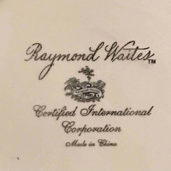 Vintage Hand painted Chinese Ginger Jar designed by Raymond Waites 11.5" H x 7" - Picture 2 of 4